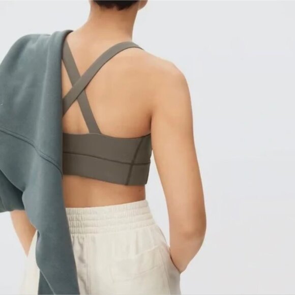 NWT Everlane Perform Crop Top Criss-Cross Sports Bra - Picture 4 of 5